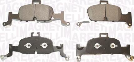 Magneti Marelli 363916061278 - Тормозные колодки, дисковые, комплект abcparts.ee