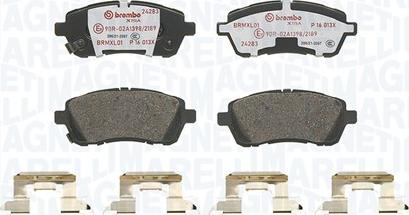 Magneti Marelli 363700516013 - Тормозные колодки, дисковые, комплект abcparts.ee