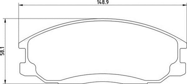 Magneti Marelli 363700201307 - Тормозные колодки, дисковые, комплект abcparts.ee