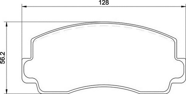 Magneti Marelli 363710200835 - Тормозные колодки, дисковые, комплект abcparts.ee