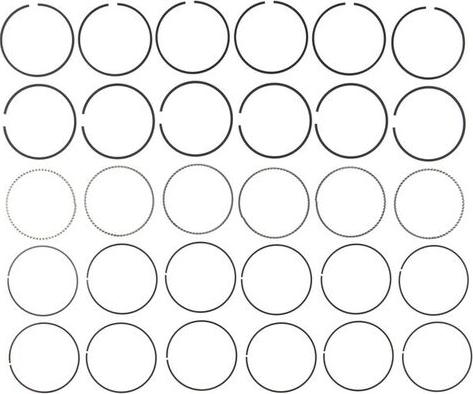 MAHLE 41856CP - Комплект поршневых колец abcparts.ee