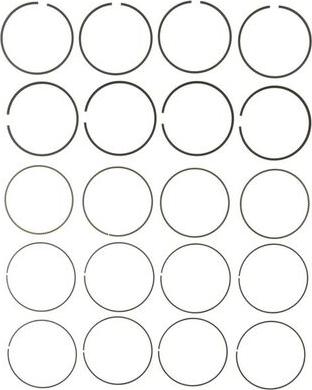 MAHLE 42099CP - Комплект поршневых колец abcparts.ee