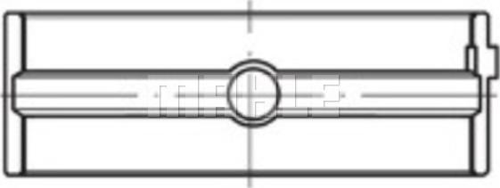 MAHLE 099 HL 20065 000 - Подшипник коленвала abcparts.ee