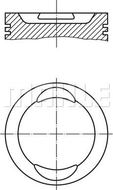 MAHLE 029 73 00 - Поршень abcparts.ee