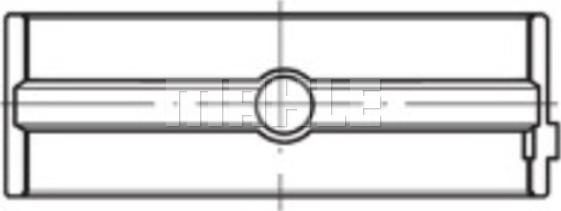 MAHLE 099 HL 10199 000 - Подшипник коленвала abcparts.ee