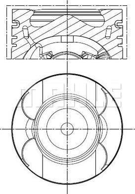 MAHLE 001 PI 00133 001 - Поршень abcparts.ee