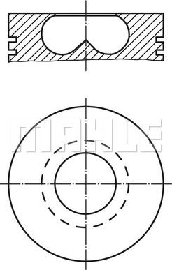 MAHLE 007 97 00 - Kolvid abcparts.ee