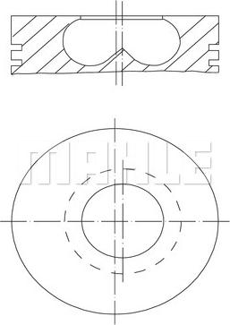 MAHLE 081 PI 00123 001 - Kolvid abcparts.ee