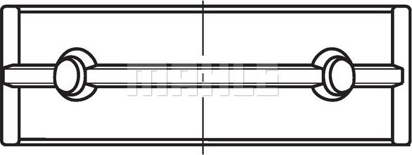 MAHLE 014 HL 22004 000 - Подшипник коленвала abcparts.ee