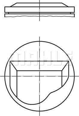 MAHLE 081 98 00 - Поршень abcparts.ee