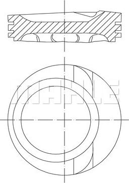 MAHLE 030 68 02 - Поршень abcparts.ee