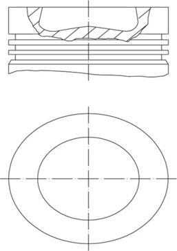 MAHLE 028 PI 00155 000 - Поршень abcparts.ee