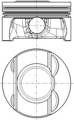 MAHLE 028 PI 00174 000 - Поршень abcparts.ee