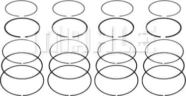 MAHLE A1950520 - Комплект поршневых колец abcparts.ee