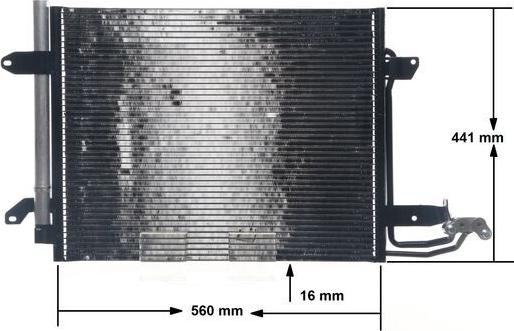 MAHLE AC 325 000S - Конденсатор кондиционера abcparts.ee