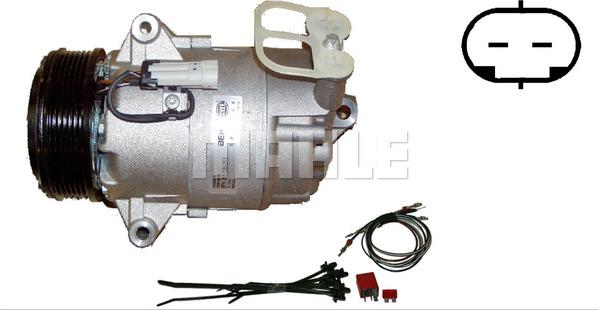 MAHLE ACP 4 000P - Компрессор кондиционера abcparts.ee