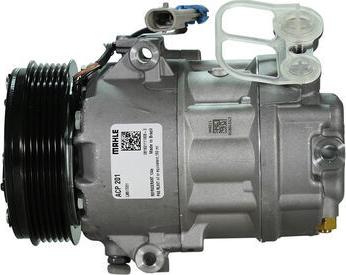 MAHLE ACP 201 000P - Компрессор кондиционера abcparts.ee