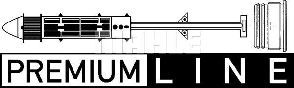 MAHLE AD 220 000P - Осушитель, кондиционер abcparts.ee