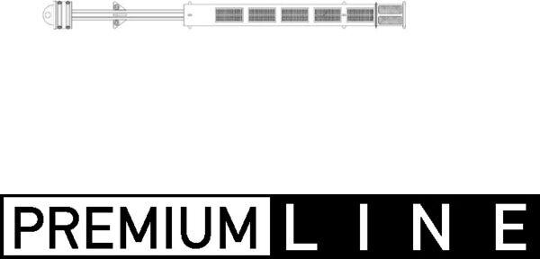MAHLE AD 222 000P - Осушитель, кондиционер abcparts.ee