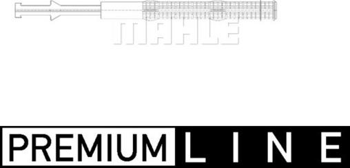 MAHLE AD 227 000P - Осушитель, кондиционер abcparts.ee