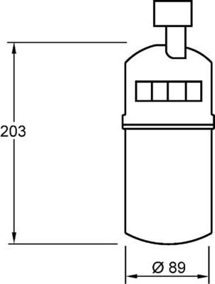 MAHLE AD 275 000S - Осушитель, кондиционер abcparts.ee