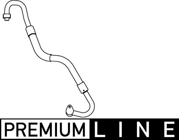 MAHLE AP 89 000P - Трубопровод высокого / низкого давления, кондиционер abcparts.ee