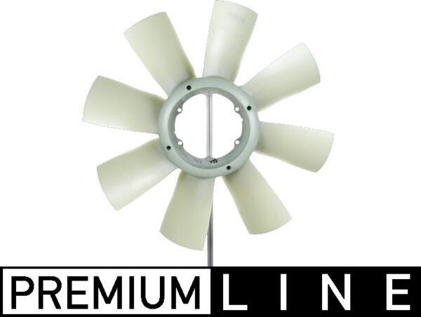 MAHLE CFW 49 000P - Крыльчатка вентилятора, охлаждение двигателя abcparts.ee