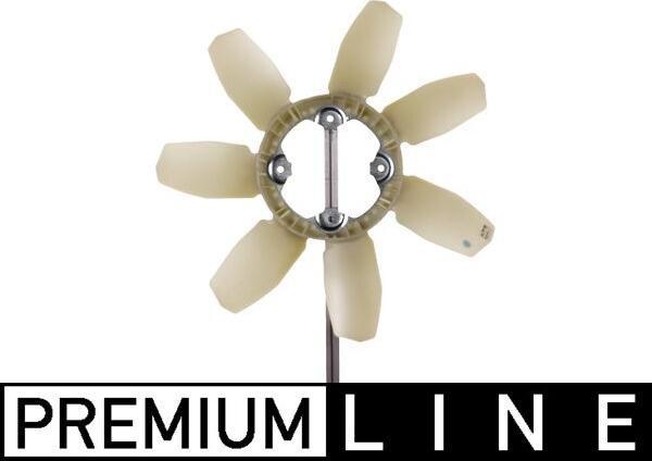 MAHLE CFW 62 000P - Крыльчатка вентилятора, охлаждение двигателя abcparts.ee