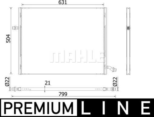 MAHLE CIR 37 000P - Низкотемпературный охладитель, интеркулер abcparts.ee
