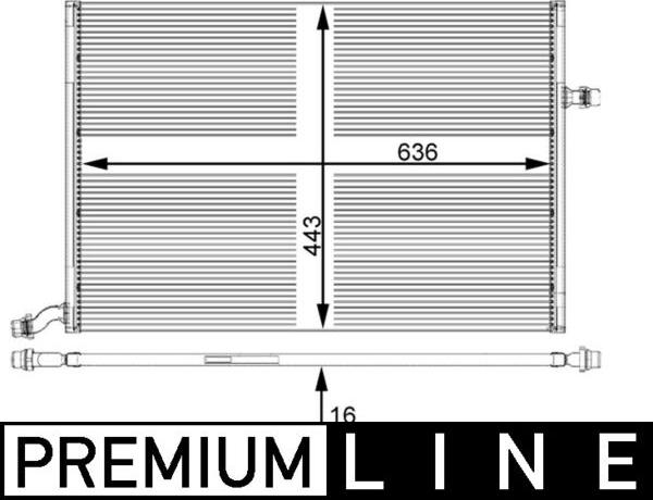 MAHLE CIR 25 000P - Низкотемпературный охладитель, интеркулер abcparts.ee