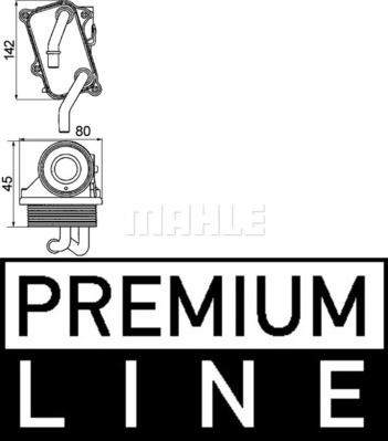 MAHLE CLC 24 000P - Масляный радиатор, двигательное масло abcparts.ee