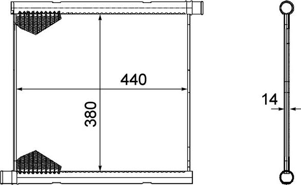 MAHLE CR 1124 000P - Радиатор, охлаждение двигателя abcparts.ee