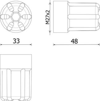 MAHLE CRTC 6 000P - Крышка, резервуар охлаждающей жидкости abcparts.ee