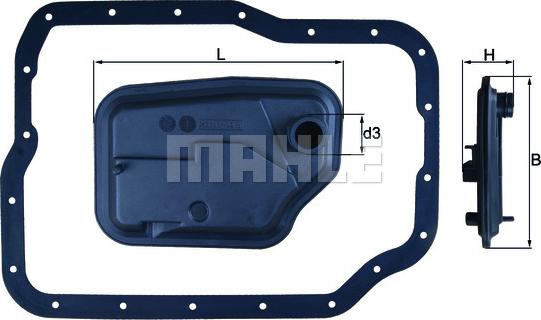 MAHLE HX 149D - Гидрофильтр, автоматическая коробка передач abcparts.ee