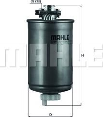MAHLE KL 75 - Топливный фильтр abcparts.ee