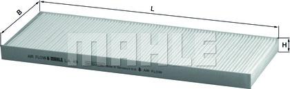 MAHLE LA 49 - Фильтр воздуха в салоне abcparts.ee