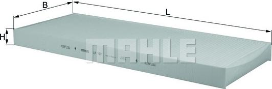 MAHLE LA 167 - Фильтр воздуха в салоне abcparts.ee