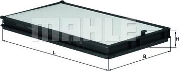 MAHLE LA 177 - Фильтр воздуха в салоне abcparts.ee