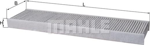 MAHLE LAK 171 - Фильтр воздуха в салоне abcparts.ee