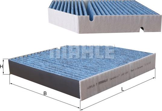 MAHLE LAO 1161 - Фильтр воздуха в салоне abcparts.ee