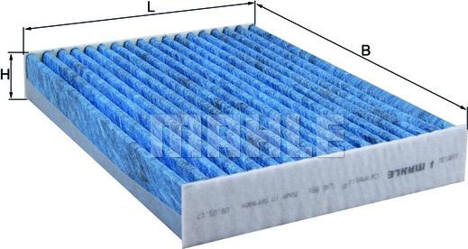 MAHLE LAO 891 - Фильтр воздуха в салоне abcparts.ee