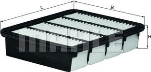 MAHLE LX 929 - Воздушный фильтр двигателя abcparts.ee