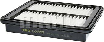 MAHLE LX 4992 - Воздушный фильтр двигателя abcparts.ee