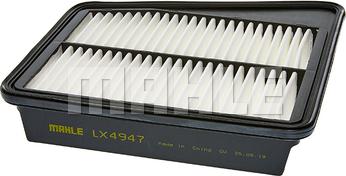 MAHLE LX 4947 - Воздушный фильтр двигателя abcparts.ee