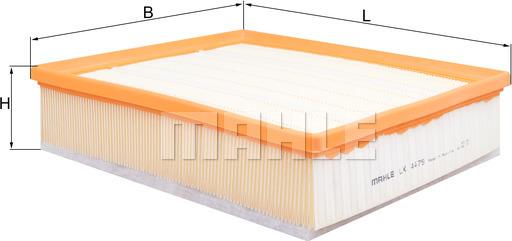 MAHLE LX 4479 - Воздушный фильтр двигателя abcparts.ee