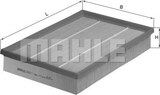 MAHLE LX 460/1 - Воздушный фильтр двигателя abcparts.ee