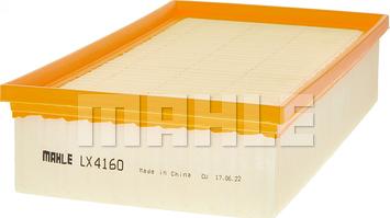 MAHLE LX 4160 - Воздушный фильтр двигателя abcparts.ee