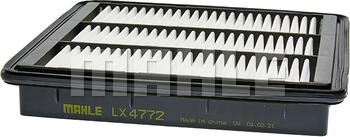 MAHLE LX 4772 - Воздушный фильтр двигателя abcparts.ee