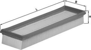 MAHLE LX 509 - Воздушный фильтр двигателя abcparts.ee