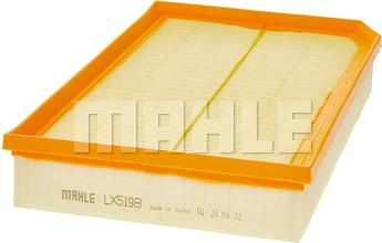 MAHLE LX 5198 - Воздушный фильтр двигателя abcparts.ee